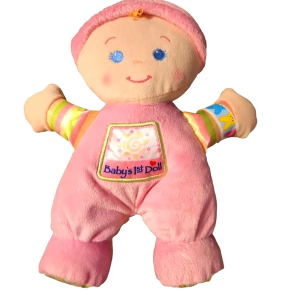 Fisher-Price Toys Fisherprice Babys St Doll Plush With Rattler